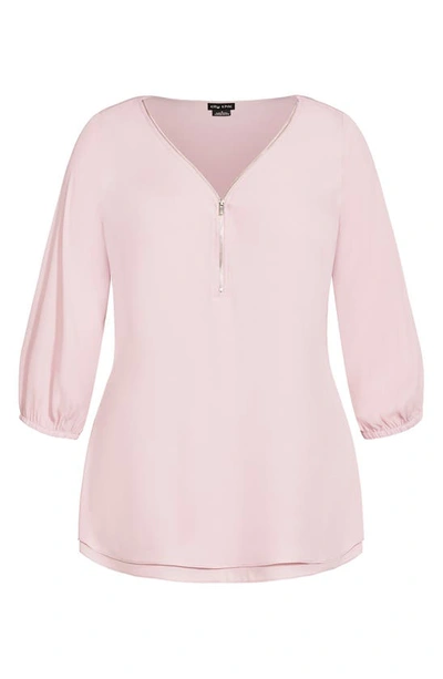 Shop City Chic Sexy Fling Top In Ice Pink