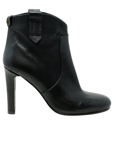 Shop Golden Goose Kelsey Black Leather Ankle Boots