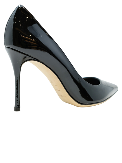 Shop Sergio Rossi Patent Leather Pumps In Black