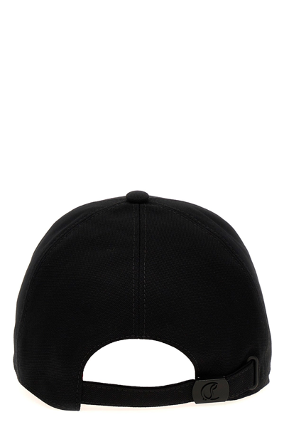 Shop Christian Louboutin Men 'enky Spikes' Cap In Black