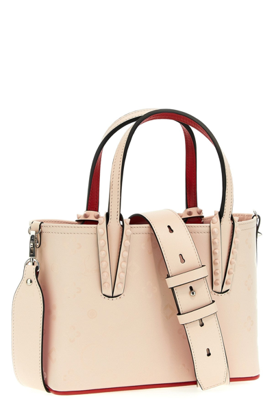 Shop Christian Louboutin Women 'cabata E/w Mini' Shopping Bag In White