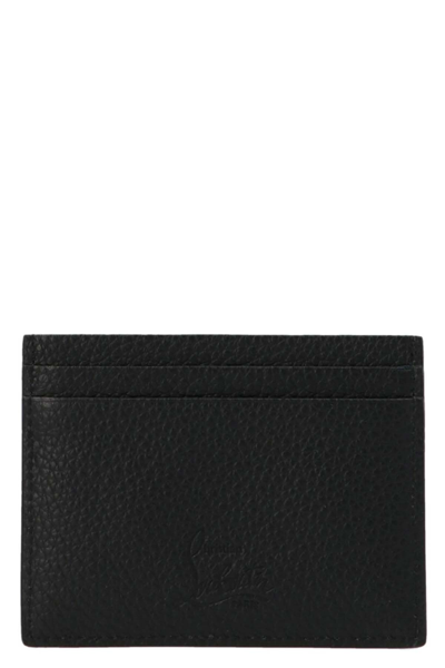 Shop Christian Louboutin Women 'kios' Card Holder In Black