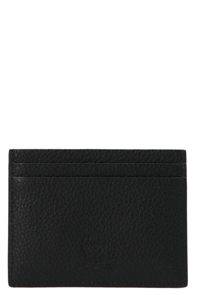 Shop Christian Louboutin Women 'kios' Card Holder In Black