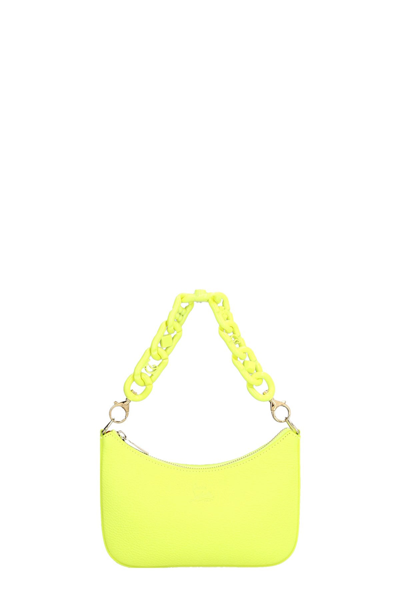 Shop Christian Louboutin Women 'loubila Chain Mini' Shoulder Bag In Yellow