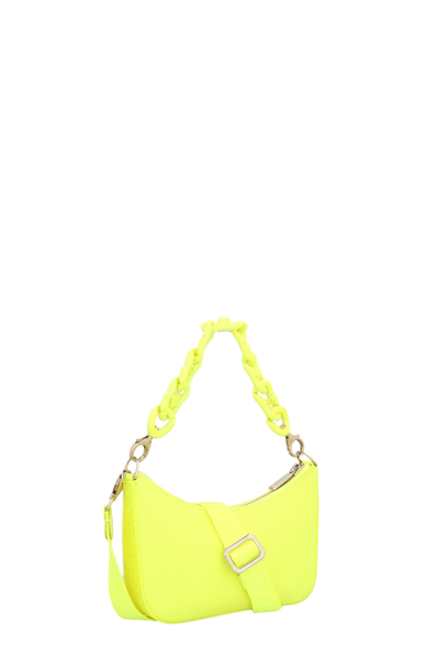 Shop Christian Louboutin Women 'loubila Chain Mini' Shoulder Bag In Yellow