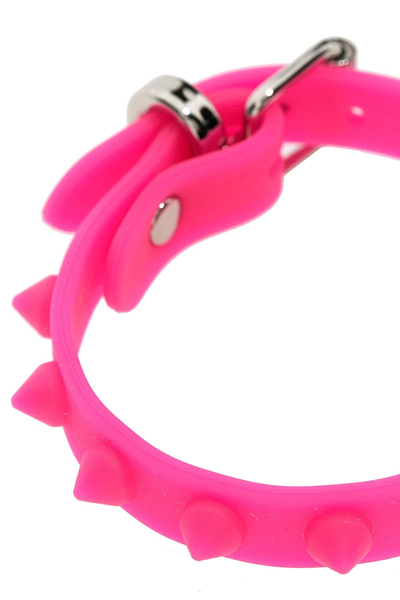Shop Christian Louboutin Women 'loubilink' Bracelet In Pink
