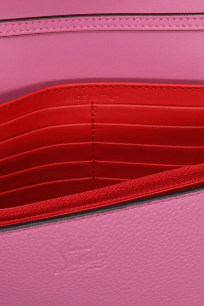 Shop Christian Louboutin Women 'paloma' Clutch Bag In Pink