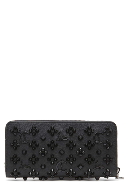 Shop Christian Louboutin Women 'panettone' Wallet In Black