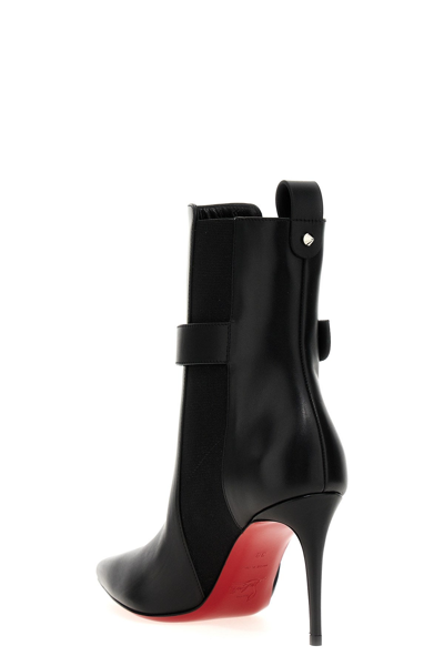 Shop Christian Louboutin Women 'so Cl' Ankle Boots In Black
