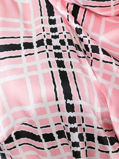 Shop Emanuel Ungaro Belted Dress In Pink