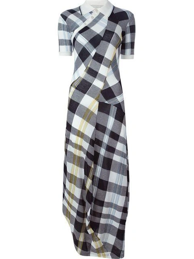 Shop Stella Mccartney 'solid Checks' Dress