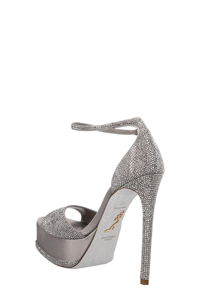 Shop René Caovilla Women 'anastasia' Sandals In Silver