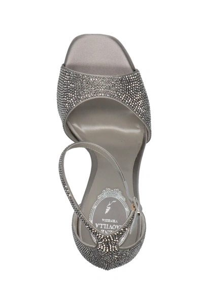 Shop René Caovilla Women 'anastasia' Sandals In Silver