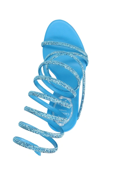 Shop René Caovilla Women 'margot' Sandals In Blue