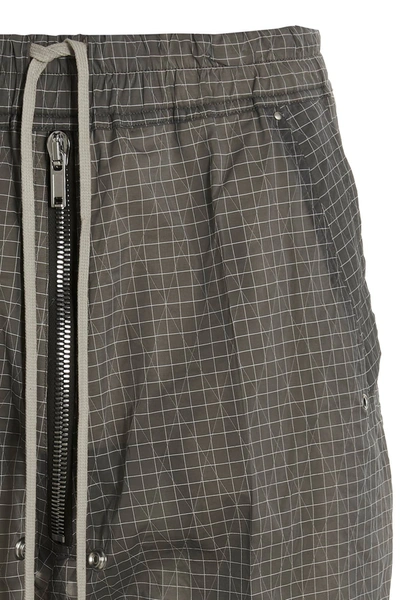 Shop Rick Owens Men 'rick Pod' Bermuda Shorts In Gray