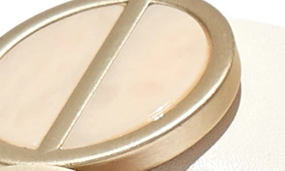 Fitflop Metallic Medallion Flip Flop In Cream
