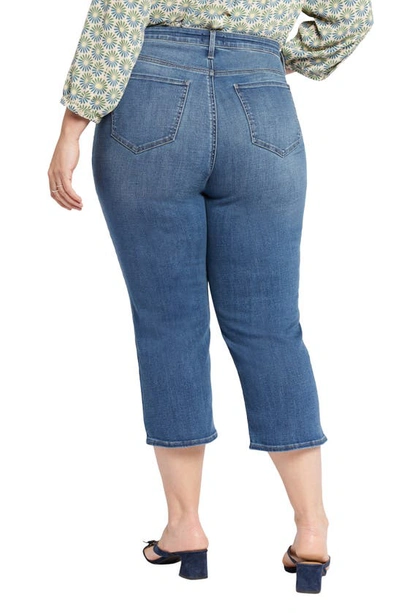 Nydj Joni High Waist Relaxed Capri Jeans In Blue