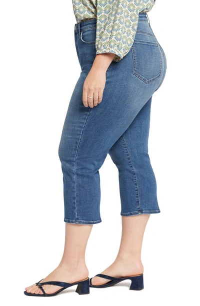 Nydj Joni High Waist Relaxed Capri Jeans In Blue