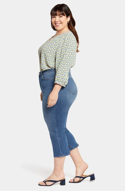 Nydj Joni High Waist Relaxed Capri Jeans In Blue