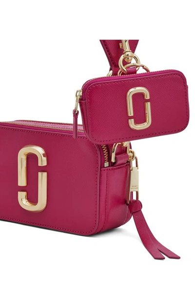Shop Marc Jacobs The Utility Snapshot Bag In Lipstick Pink