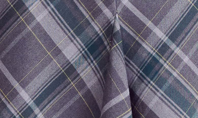 English Factory Women's Plaid Midi A Line Skirt In Grey/ Green