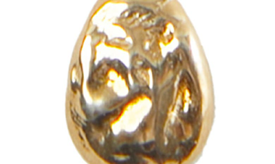 Shop Argento Vivo Sterling Silver Molten Pendant Necklace In Gold