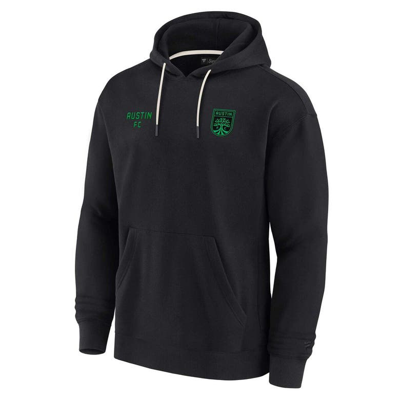 Shop Fanatics Signature Unisex  Black Austin Fc Elements Super Soft Fleece Pullover Hoodie