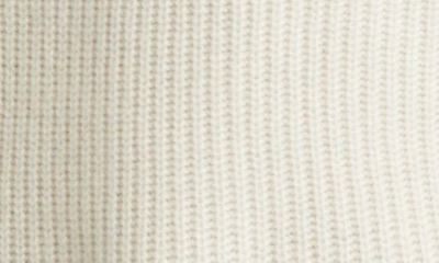 Nordstrom Signature Peplum Cashmere Sweater In Ivory Sand