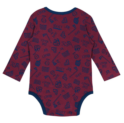 Shop Outerstuff Infant Burgundy Colorado Avalanche Dynamic Defender Long Sleeve Bodysuit