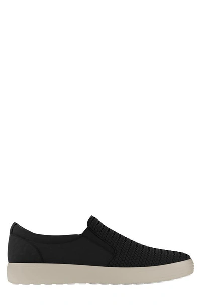 Shop Ecco Soft 7 Slip-on Sneaker In Black