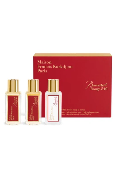 Maison Francis Kurkdjian Baccarat Rouge 540 3-piece Body Ritual Set