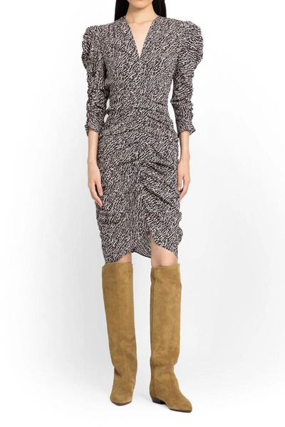 Shop Isabel Marant Dresses In Multicolor