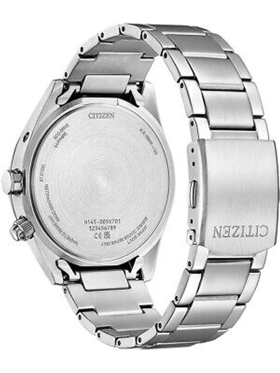 Pre-owned Citizen Cb0270-87l Eco-drive Racio Controlled Watch 43mm