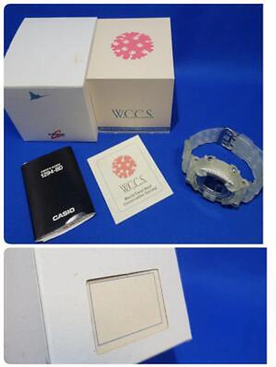 Pre-owned Casio G-shock Frogman Dw-8201wc-7t Dw-8201wc-2t Tested Working