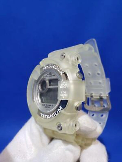 Pre-owned Casio G-shock Frogman Dw-8201wc-7t Dw-8201wc-2t Tested Working