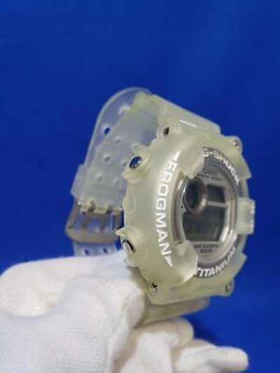 Pre-owned Casio G-shock Frogman Dw-8201wc-7t Dw-8201wc-2t Tested Working