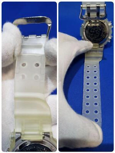 Pre-owned Casio G-shock Frogman Dw-8201wc-7t Dw-8201wc-2t Tested Working