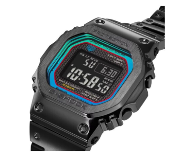 Pre-owned Casio G-shock Digital Blue Green Stainless Steel Men's Watch Gmwb5000bpc-1