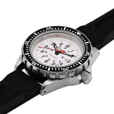 Pre-owned Marathon 41mm Arctic Edition Large Diver's Quartz (tsar) 316l Stainless Steel Wr