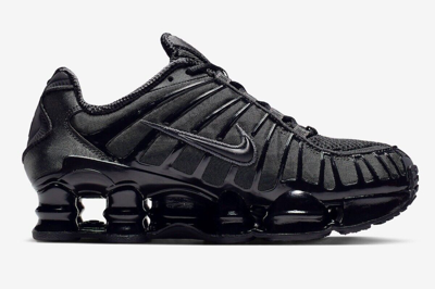 Pre-owned Nike Ar3566-002  Shox Tl Black And Max Orange Hematite (women's)