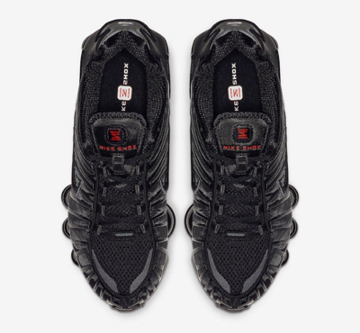 Pre-owned Nike Ar3566-002  Shox Tl Black And Max Orange Hematite (women's)