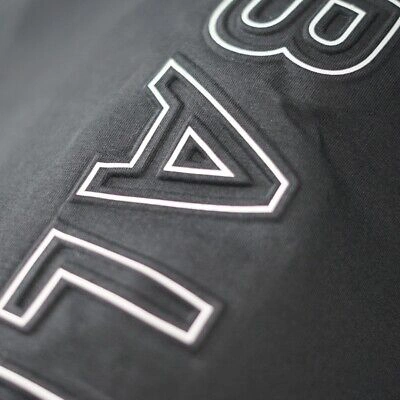 Pre-owned Balmain Brand Embossed Logo Black T-shirt