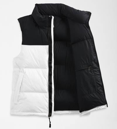 Pre-owned The North Face Men  1996 Retro Nuptse Vest Tnf Black / White (nf0a3jqq La9)