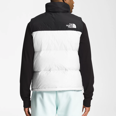 Pre-owned The North Face Men  1996 Retro Nuptse Vest Tnf Black / White (nf0a3jqq La9)