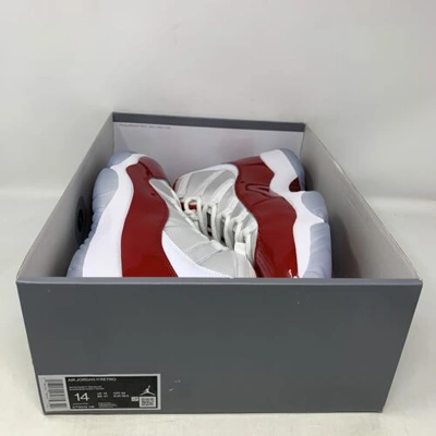 Pre-owned Jordan Air  11 Cherry Red Sneakers, Size 14 Bnib Ct8012-116 In White