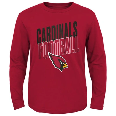 Shop Outerstuff Youth Cardinal Arizona Cardinals Showtime Long Sleeve T-shirt