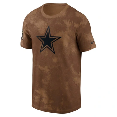 Shop Nike Brown Dallas Cowboys 2023 Salute To Service Sideline T-shirt