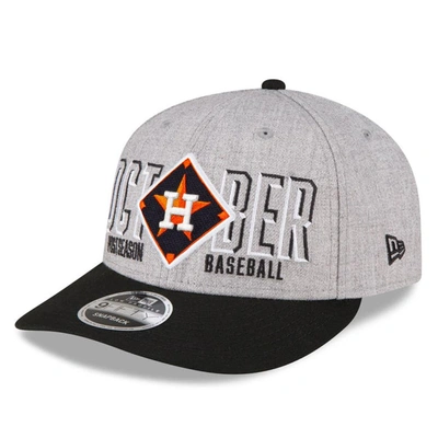 Shop New Era Gray Houston Astros 2023 Division Series Winner Locker Room Low Profile 9fifty Snapback Hat