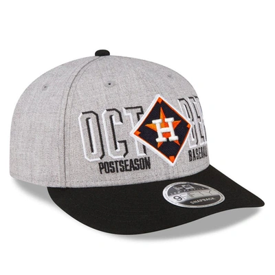 Shop New Era Gray Houston Astros 2023 Division Series Winner Locker Room Low Profile 9fifty Snapback Hat