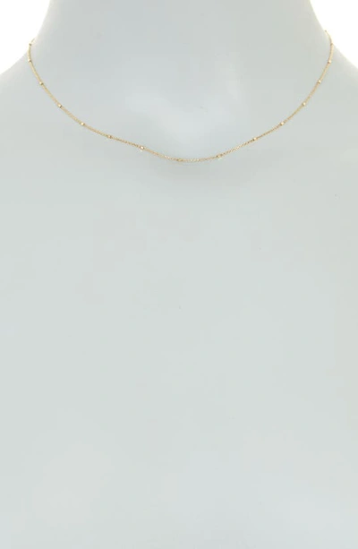 Shop Bony Levy 14k Gold Cube & Rolo Station Necklace In 14k Yellow Gold
